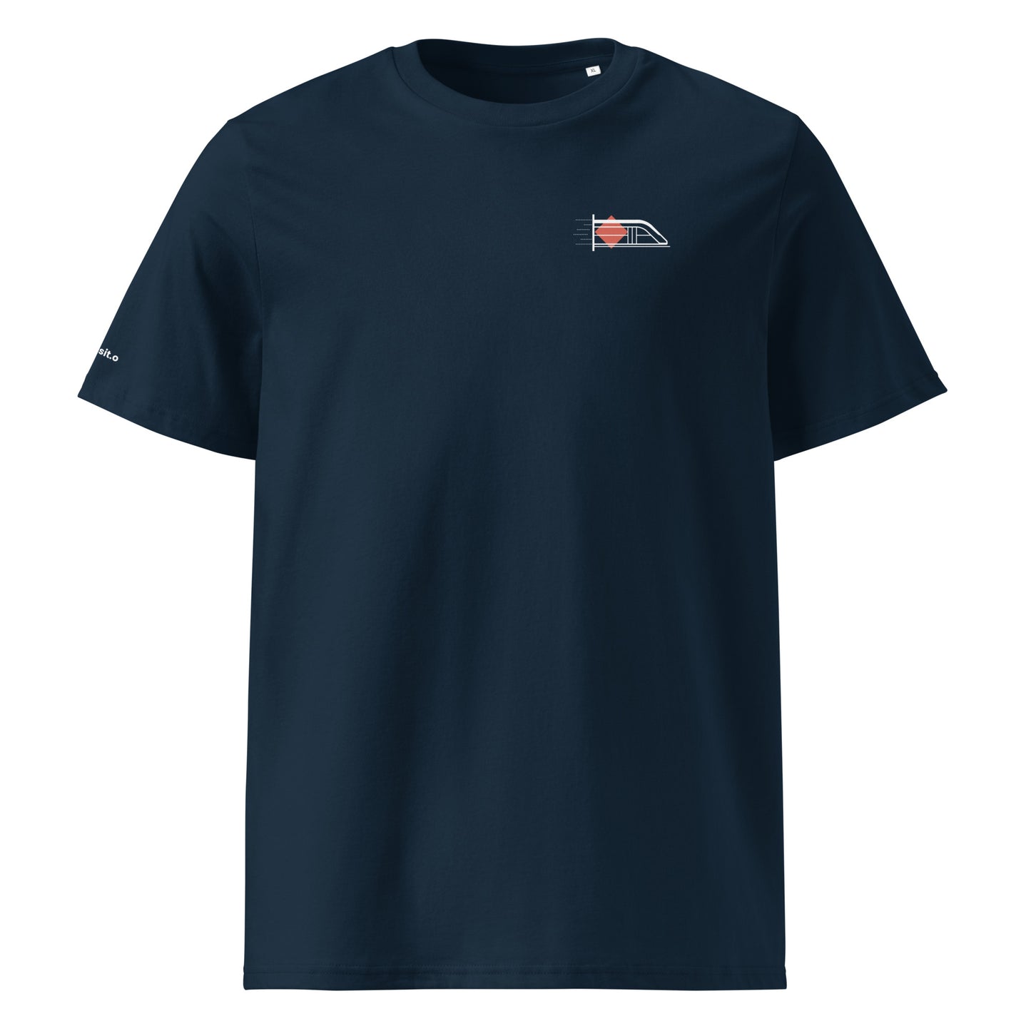 t-shirt | deep blue train