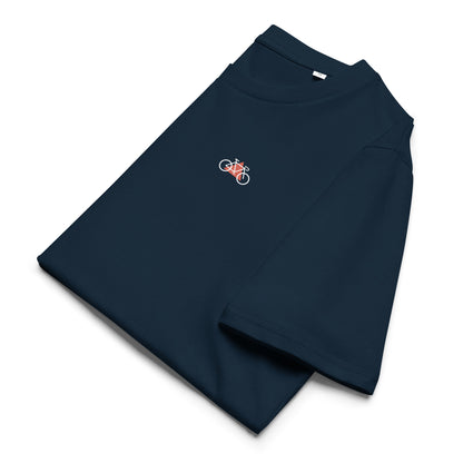 t-shirt | deep blue bike